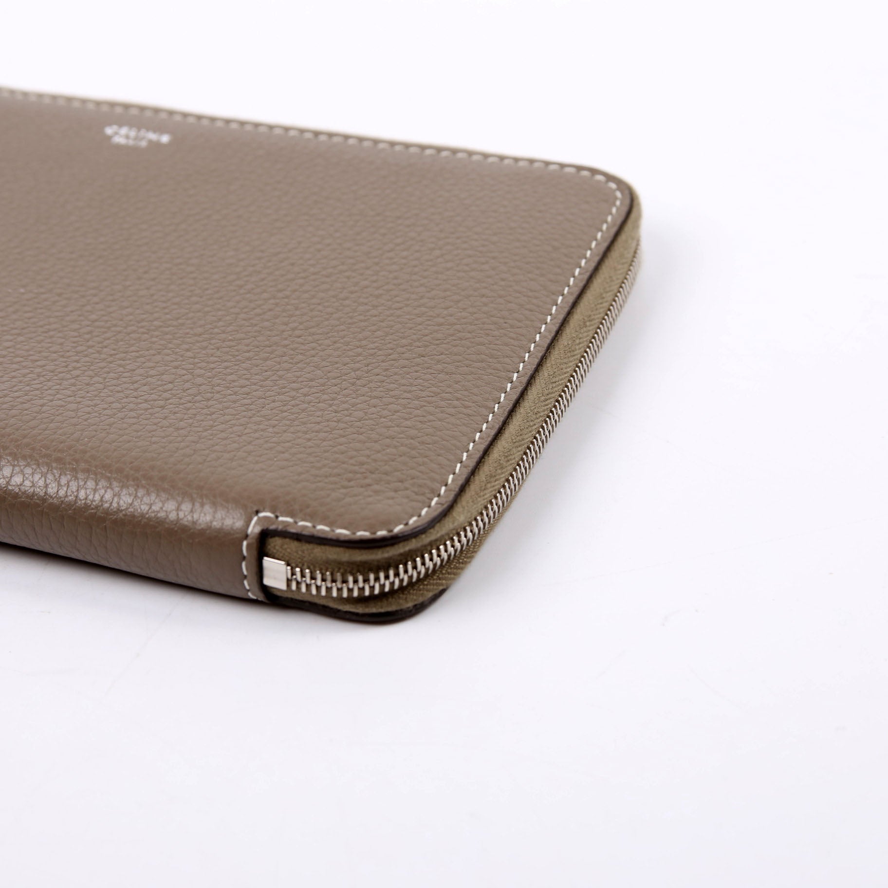 Zip Around Long Wallet Taupe