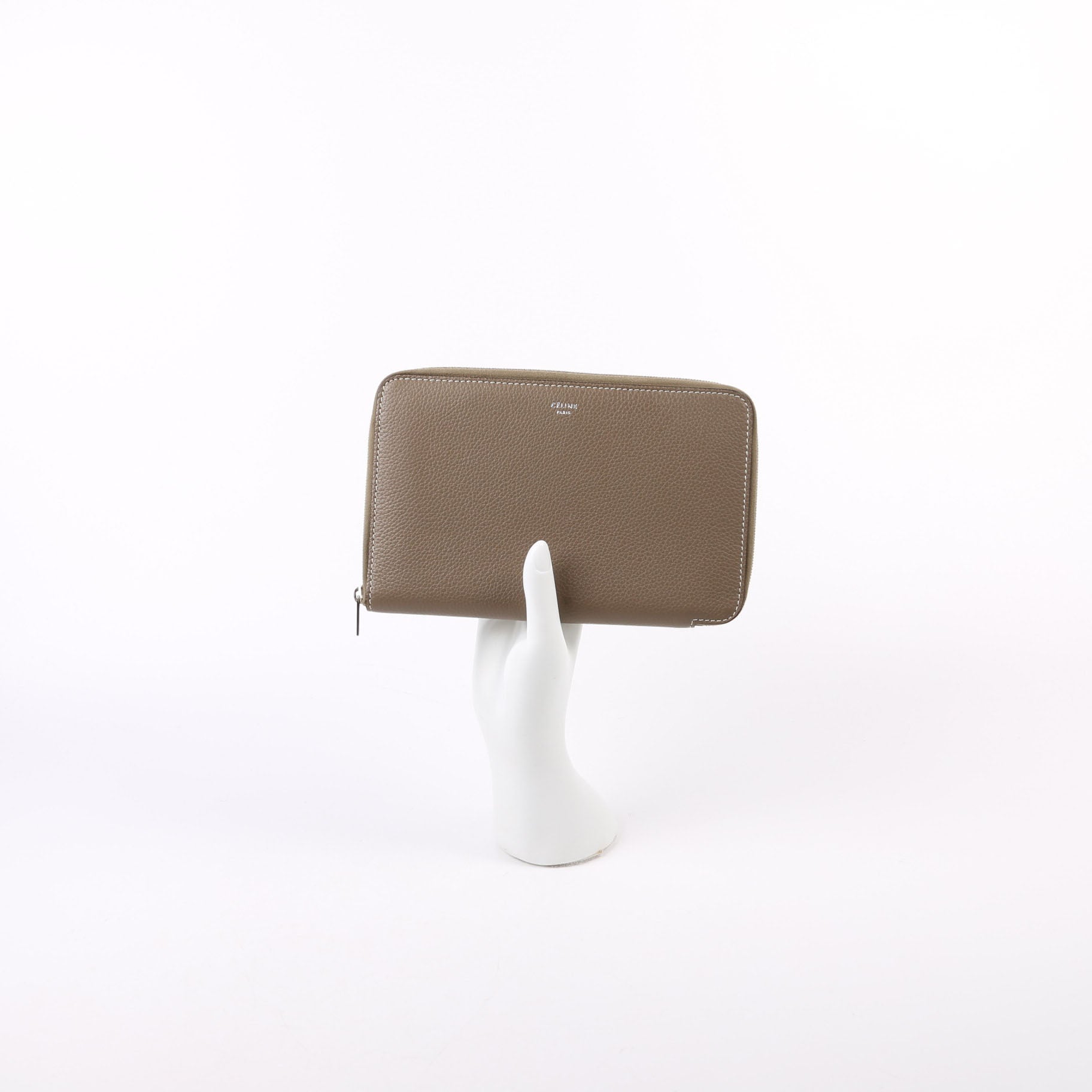 Zip Around Long Wallet Taupe