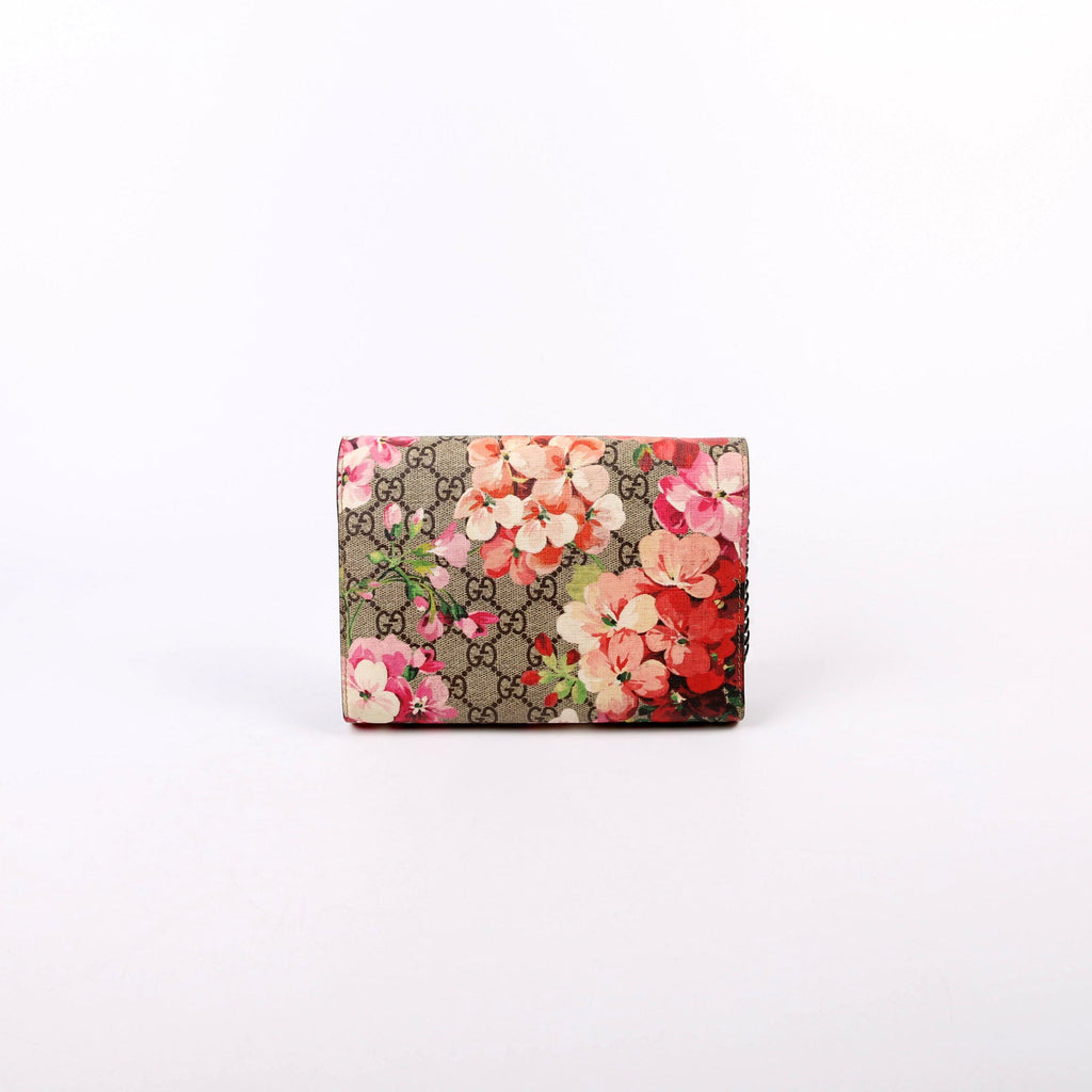 Gucci 402724 Blooms Chain Wallet