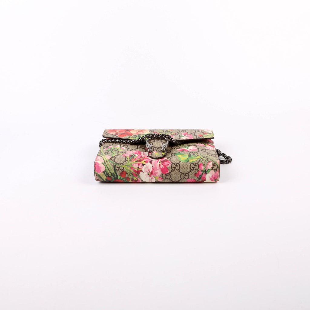 Gucci 402724 Blooms Chain Wallet