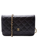 WOC Classic Quilted Caviar RFID