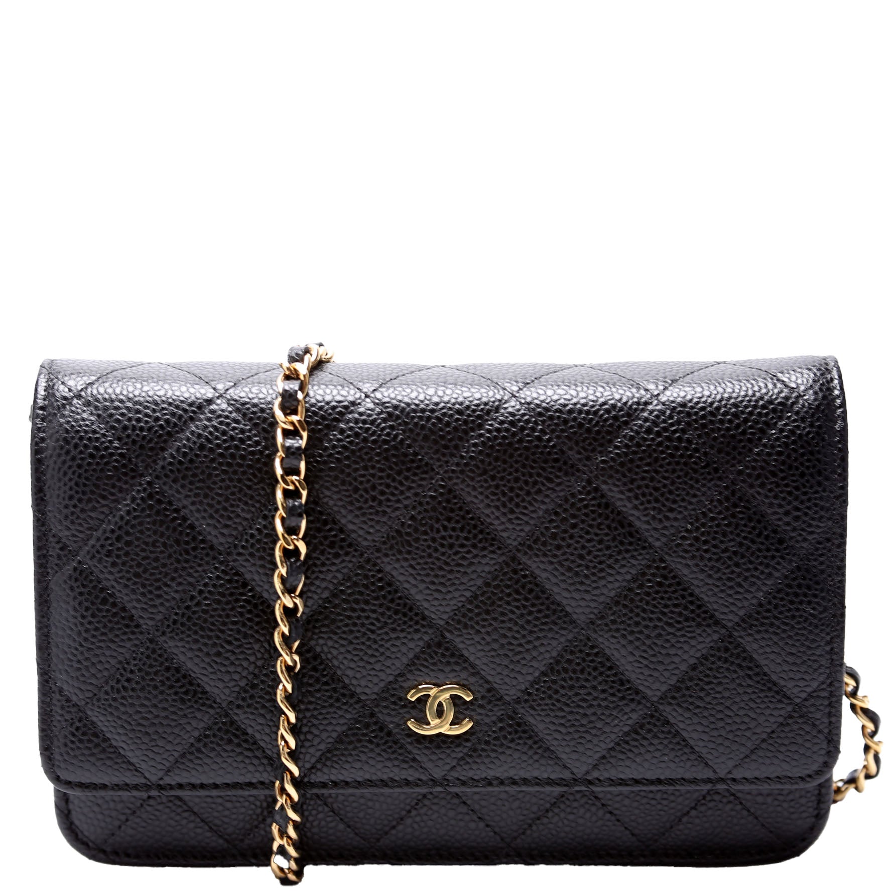 WOC Classic Quilted Caviar RFID