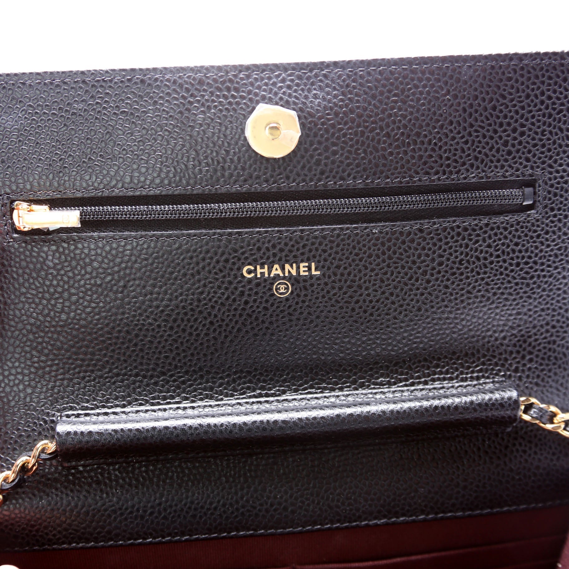 WOC Classic Quilted Caviar RFID