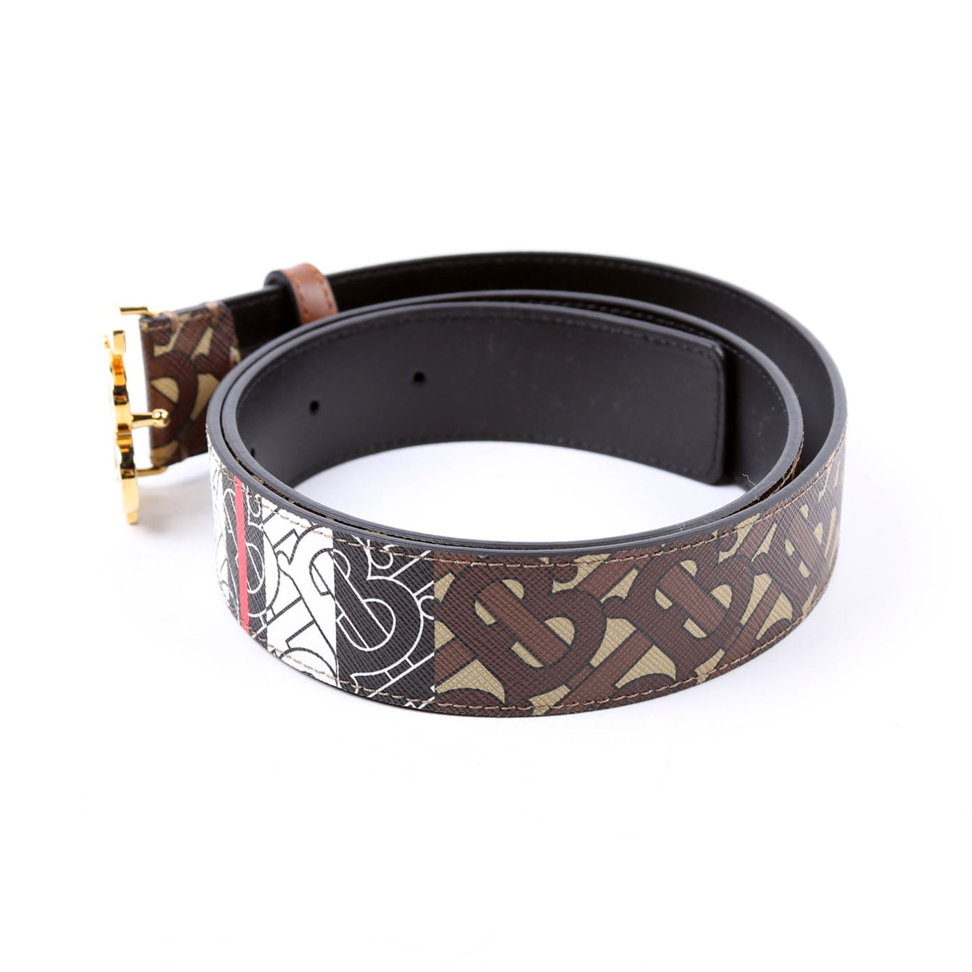 TB Logo Buckle TB E-Canvas Size M