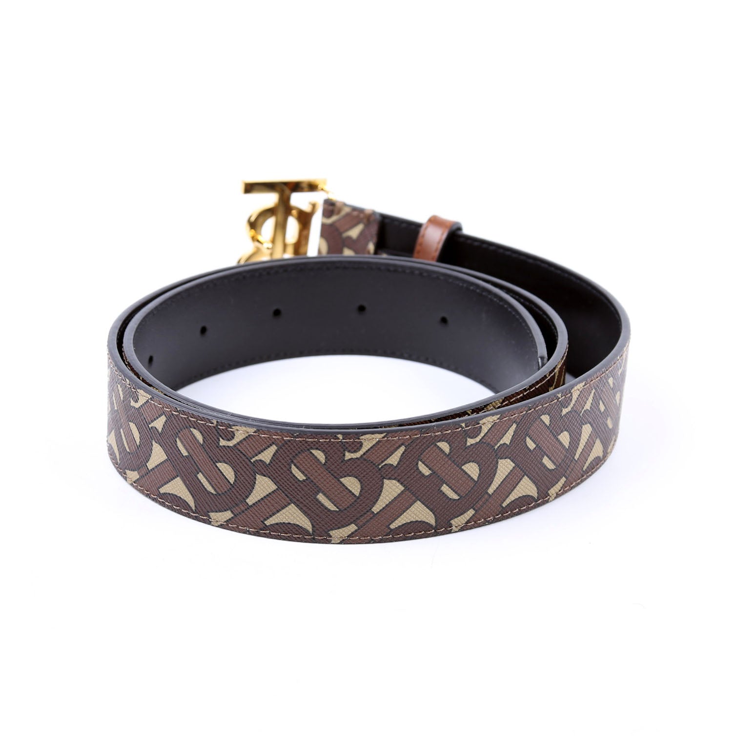 TB Logo Buckle TB E-Canvas Size M