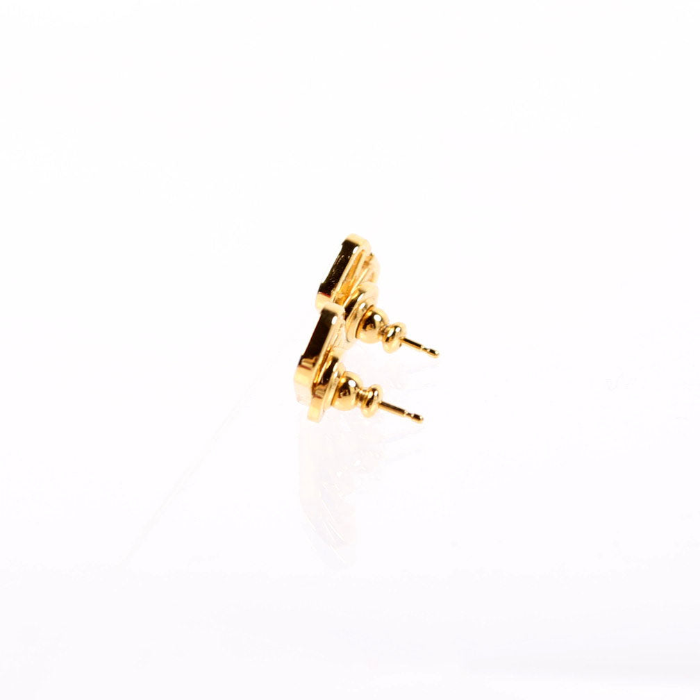 V Logo Studs