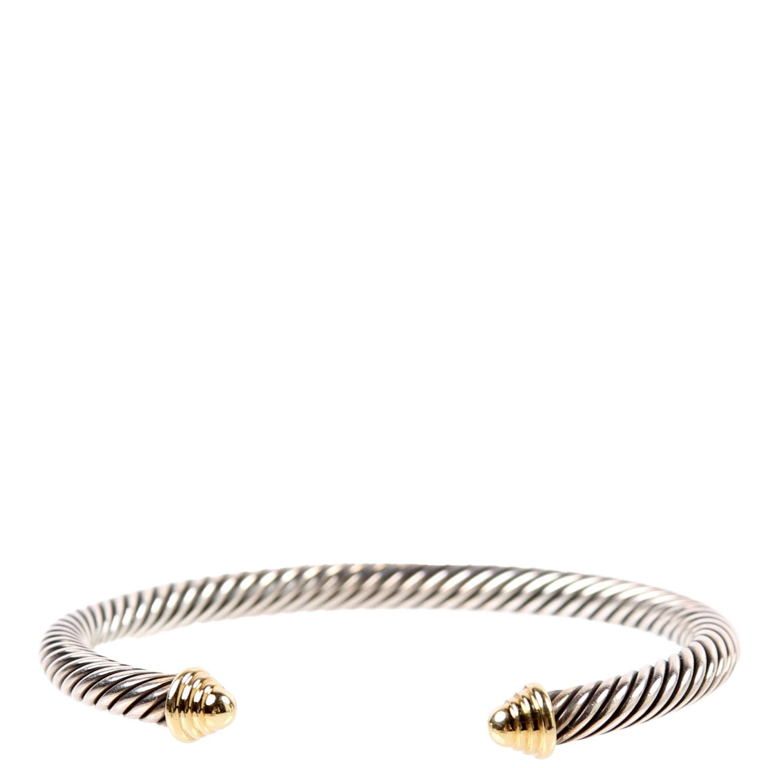 BRACELET: CABLE CUFF 5MM 925/585