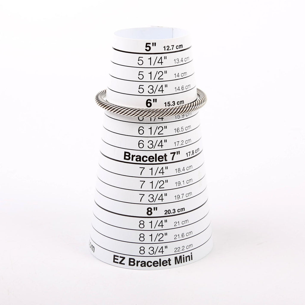 BRACELET: CABLE CUFF 5MM 925/585