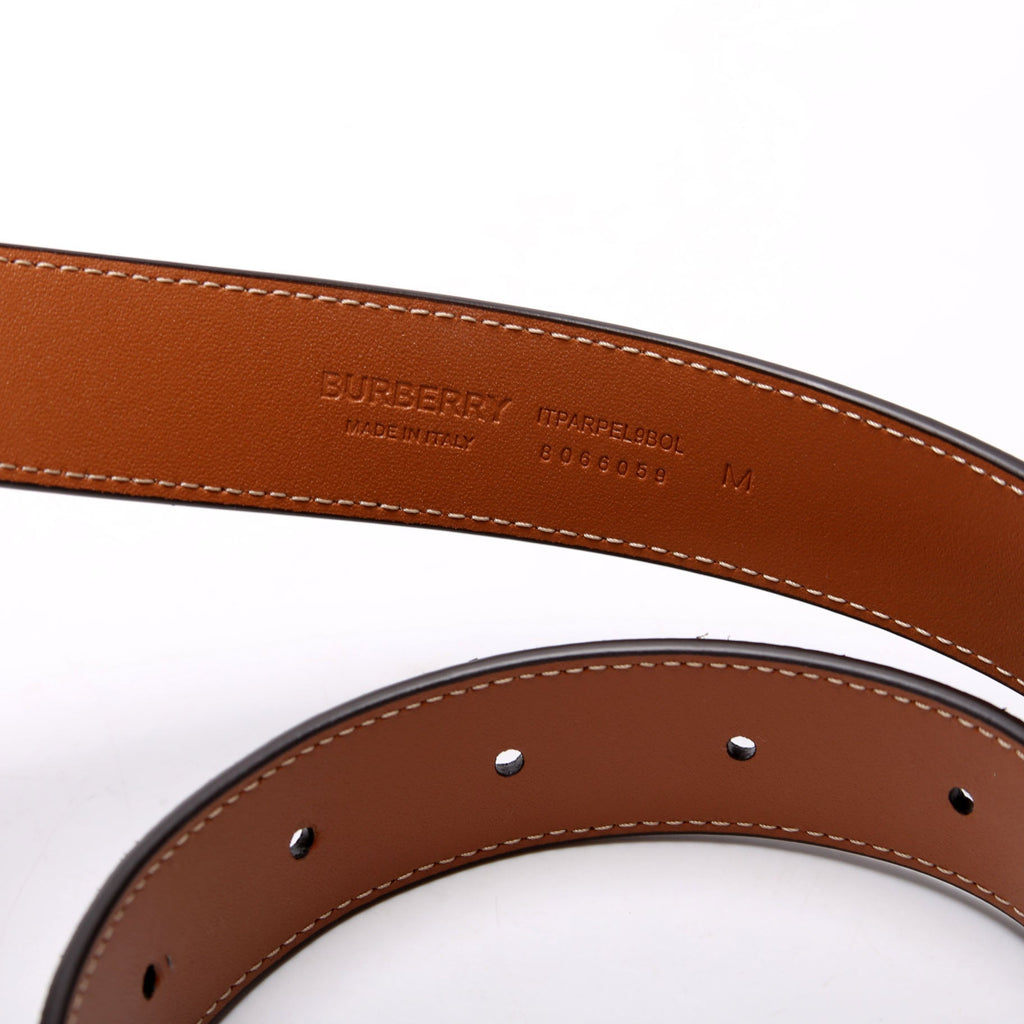 Archive Check Canvas 30MM Belt Size Medium Tan