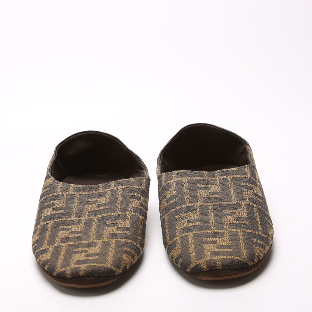 Zucca Canvas Flats Size 39 Brown