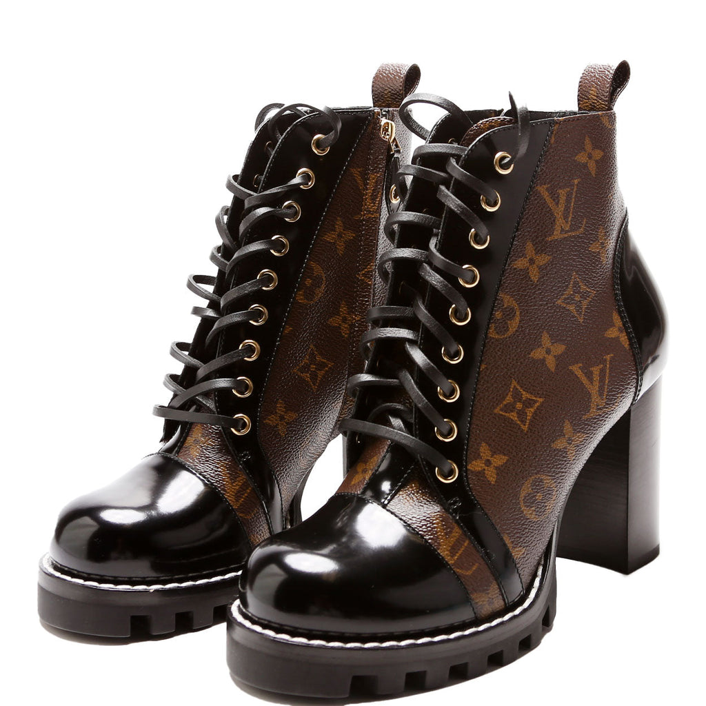 Star Trail Ankle Boots Size 40 Brown/Black