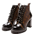 Star Trail Ankle Boots Size 40 Brown/Black