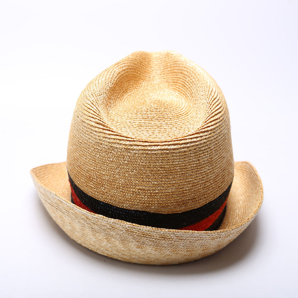1460956 Sylvie Web Straw Fedora Size Small 56CM