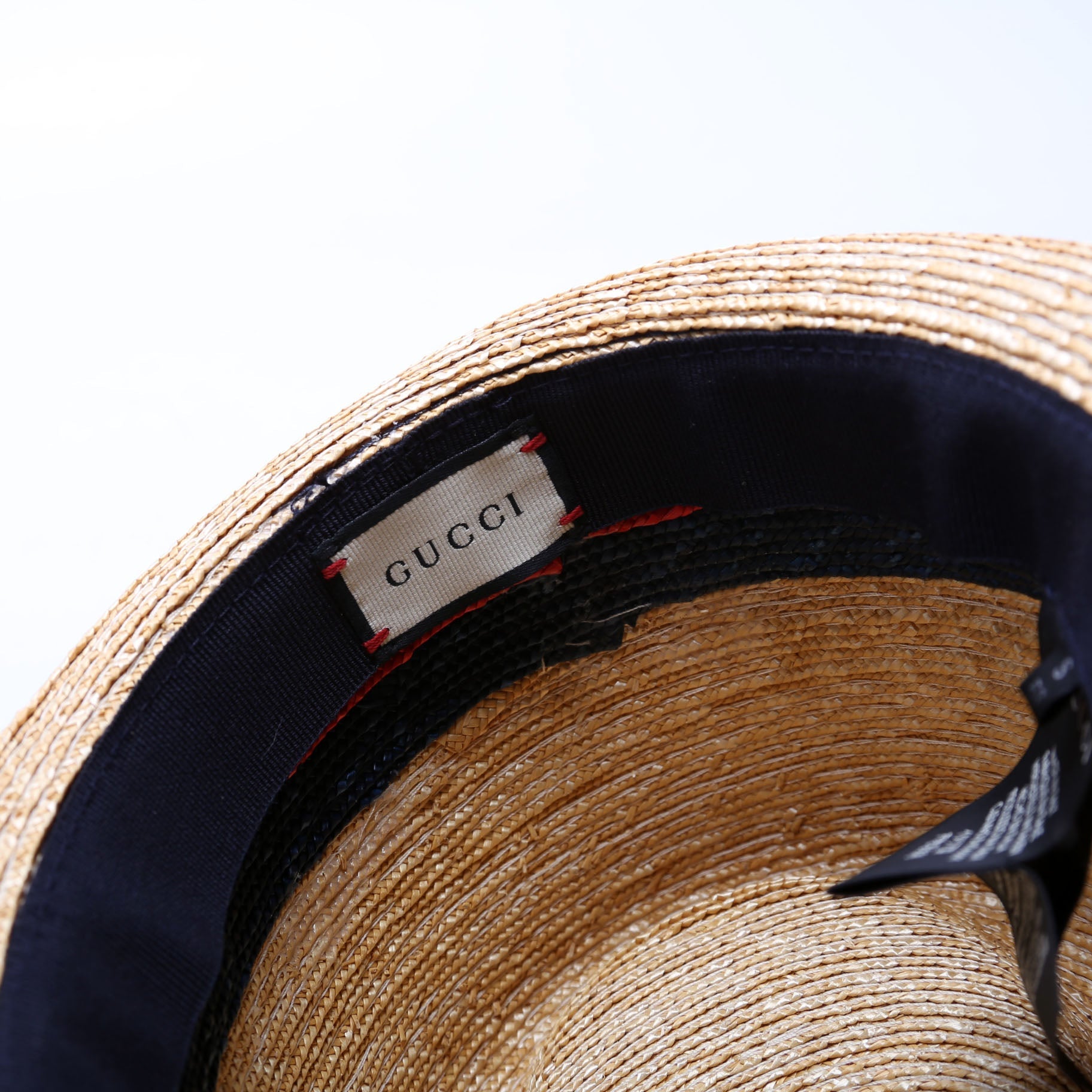 1460956 Sylvie Web Straw Fedora Size Small 56CM