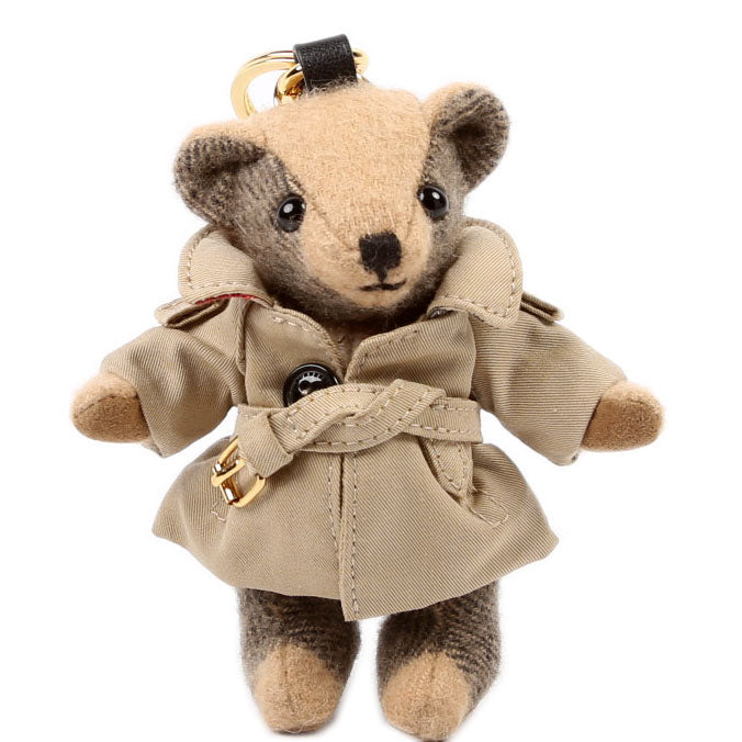 Thomas Bear with Trench Coat Cashmere Key Chain