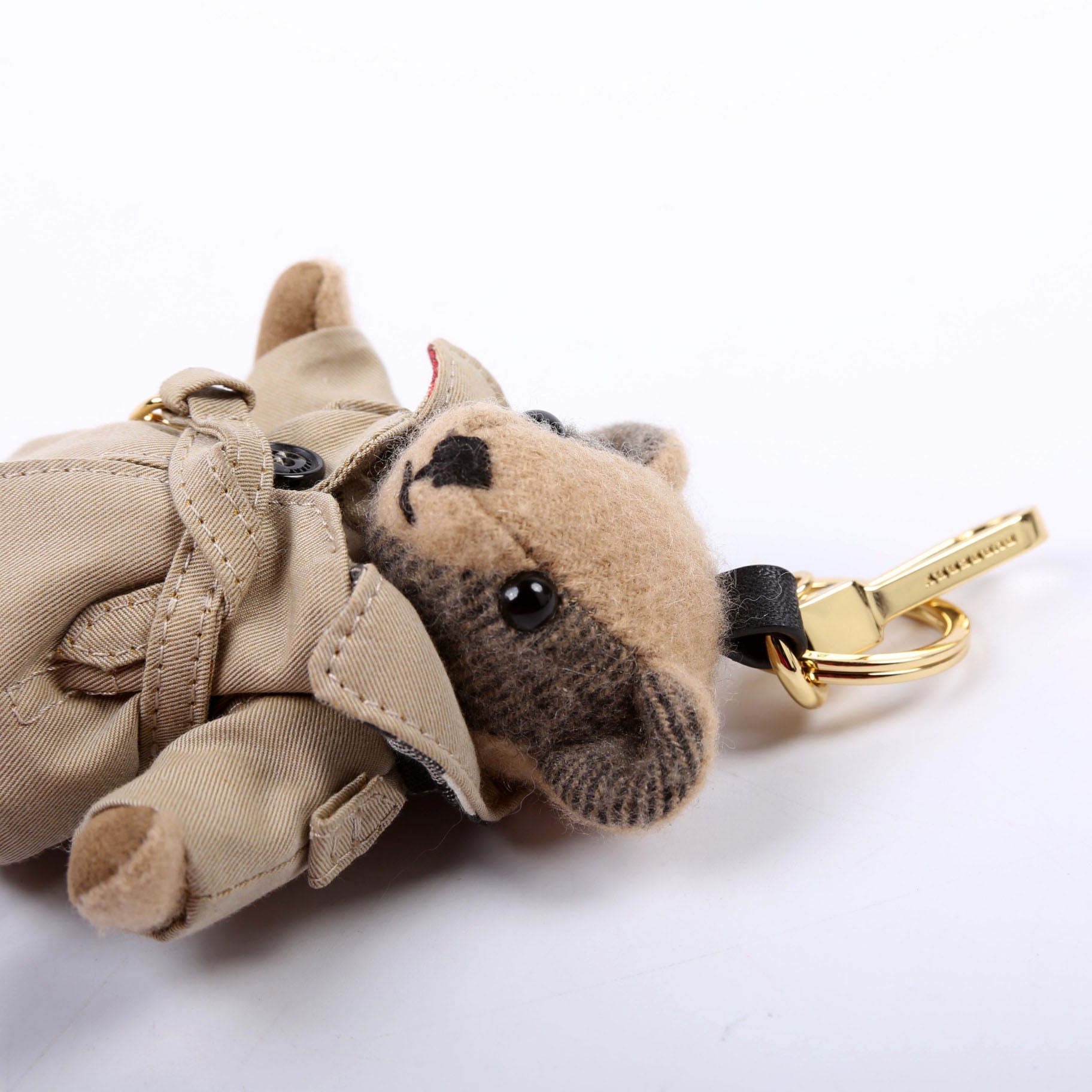 Thomas Bear with Trench Coat Cashmere Key Chain
