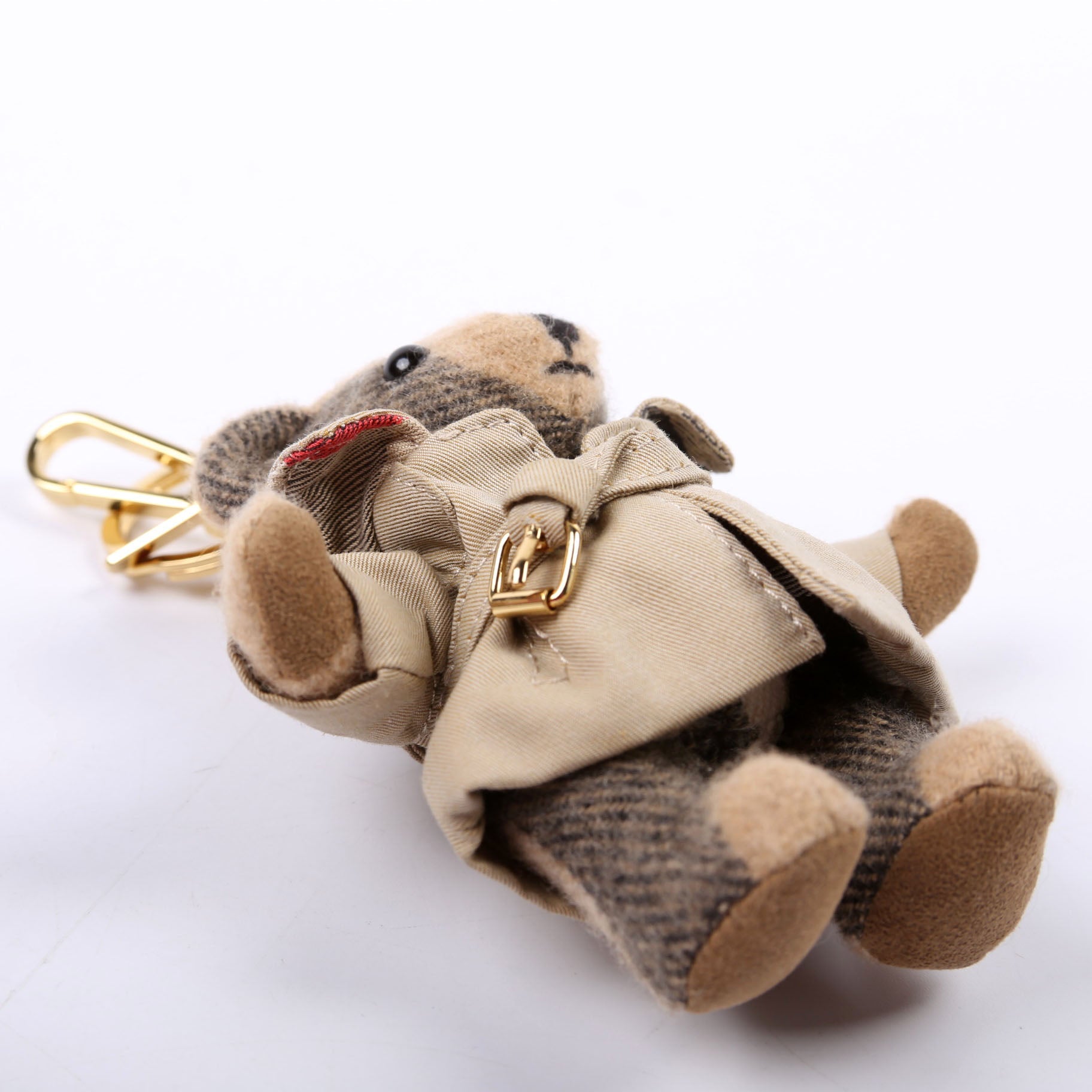 Thomas Bear with Trench Coat Cashmere Key Chain