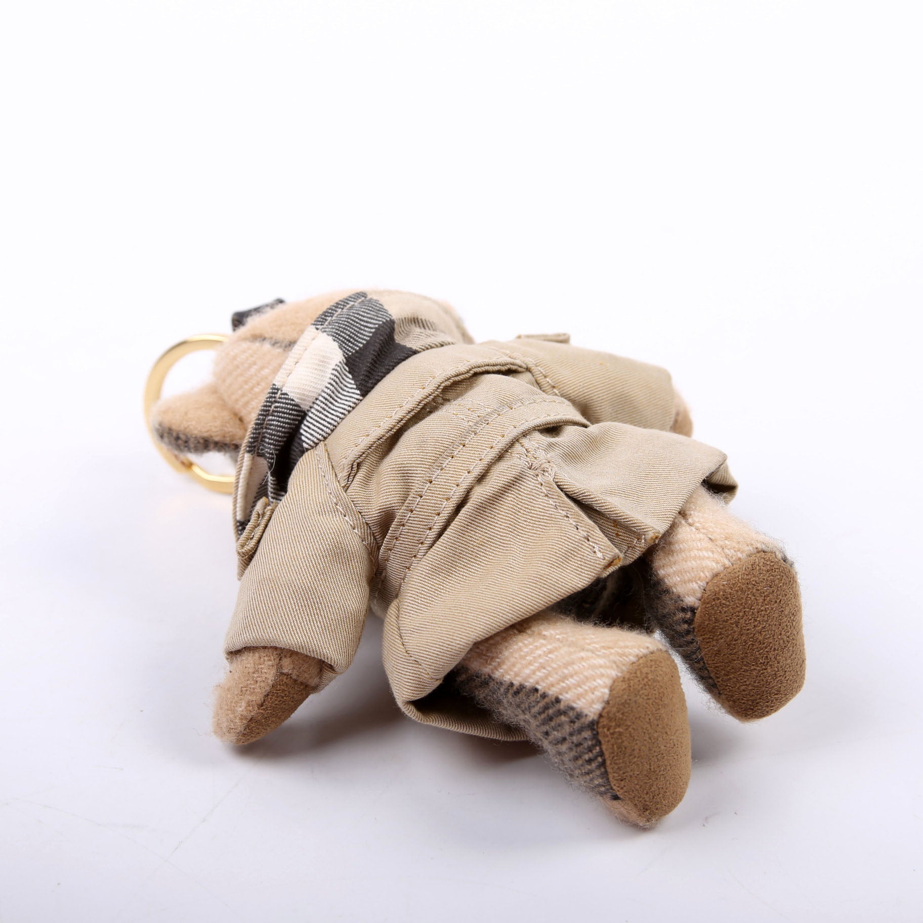 Thomas Bear with Trench Coat Cashmere Key Chain
