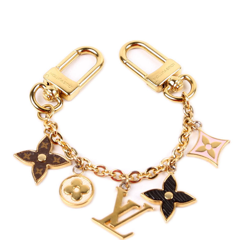 Spring Street Chain Bag Charm Gold/Multicolor