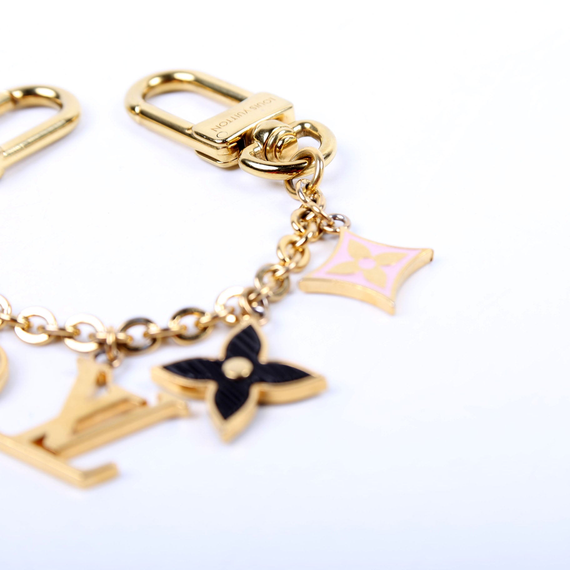 Spring Street Chain Bag Charm Gold/Multicolor