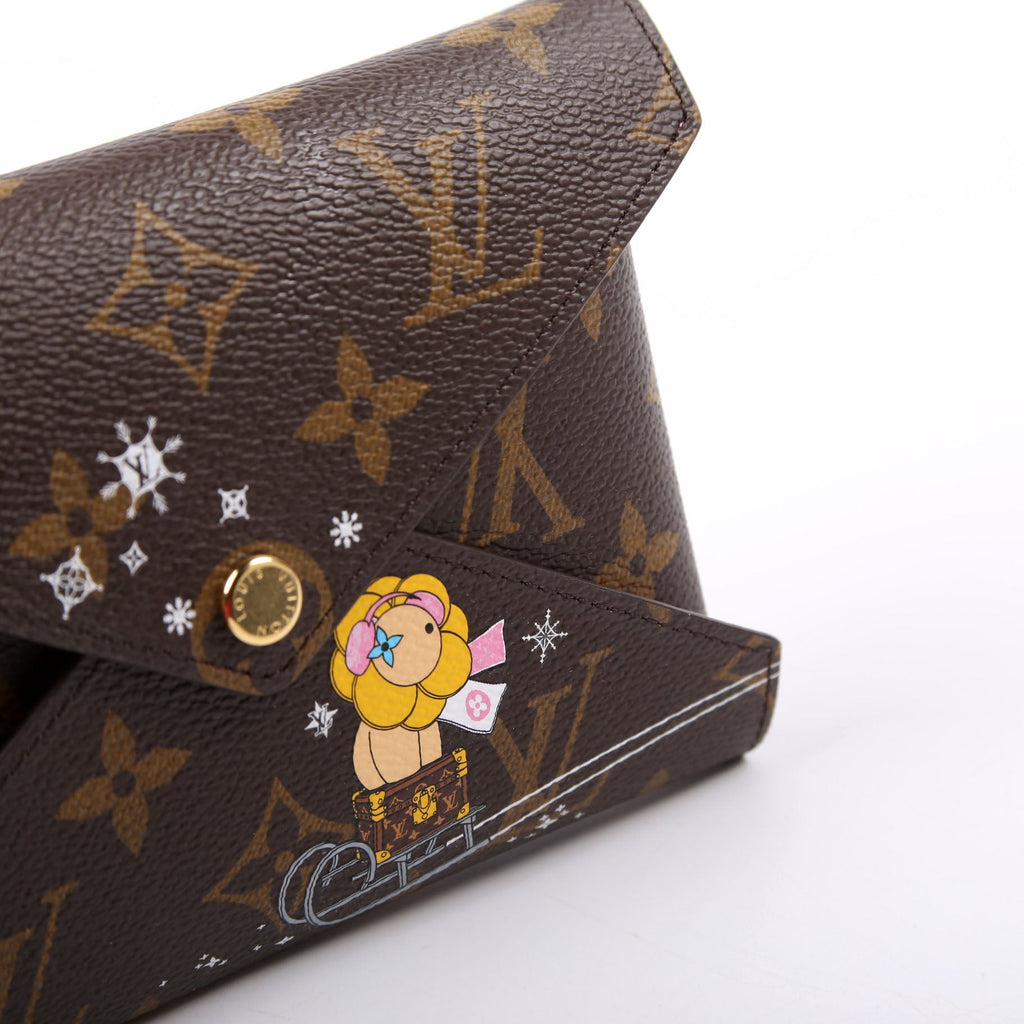 Kirigami Pouch Small 2023 Xmas Animation Monogram