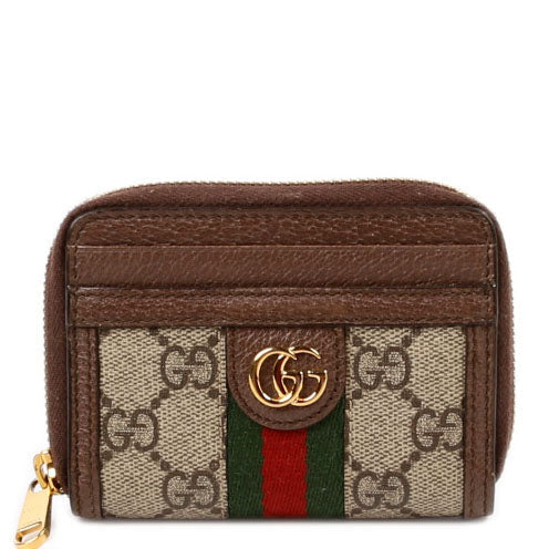 658552 GG Ophidia Zip Card Case Wallet