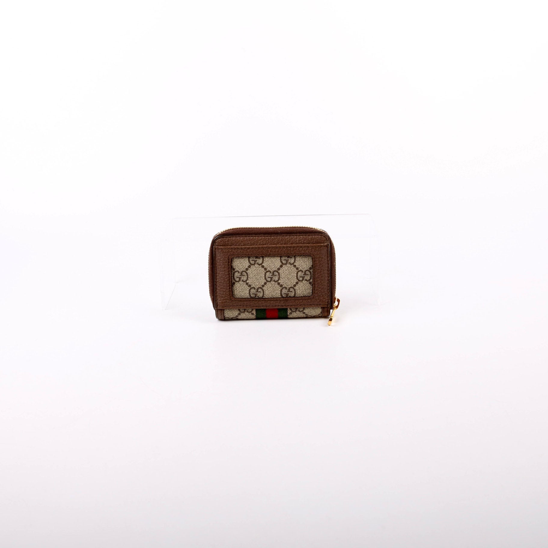 658552 GG Ophidia Zip Card Case Wallet