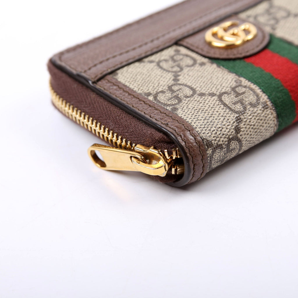 658552 GG Ophidia Zip Card Case Wallet