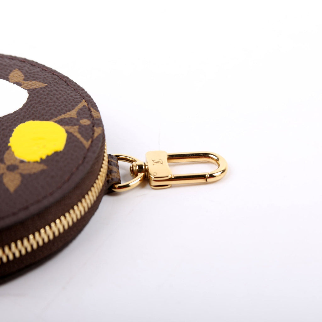 LV x YK Pochette Accessoire Round Coin Monogram