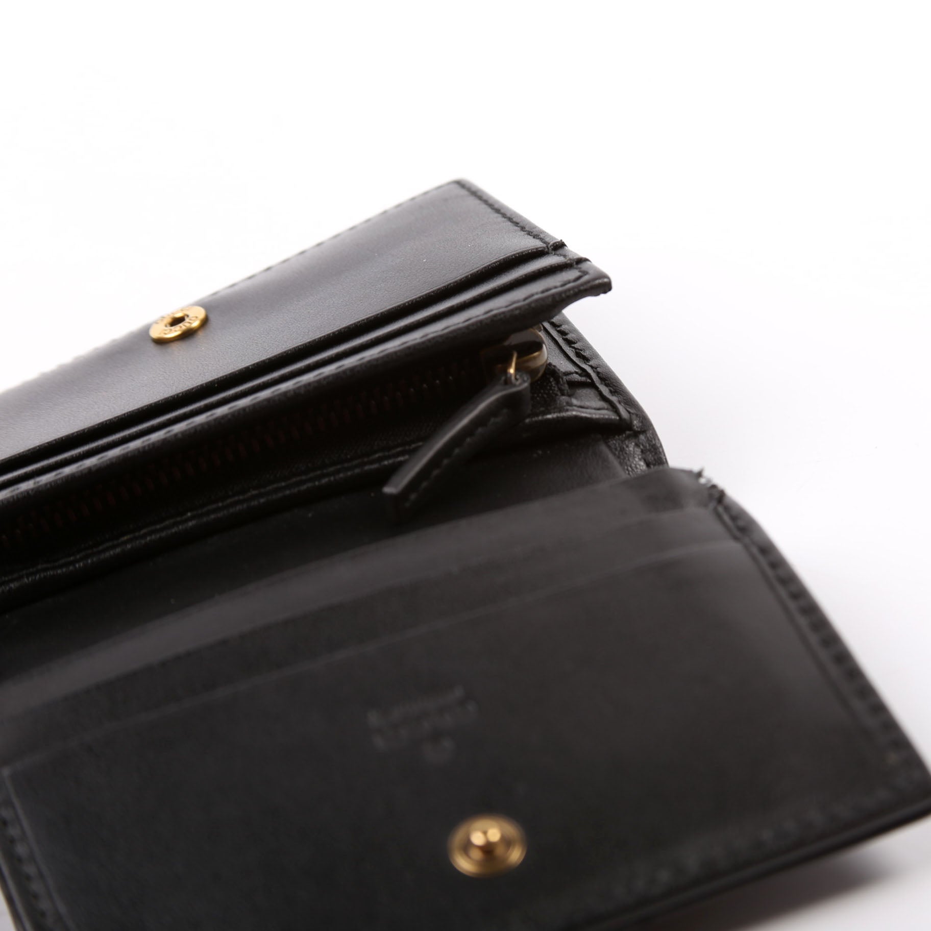 466492 GG Marmont Card Case Black