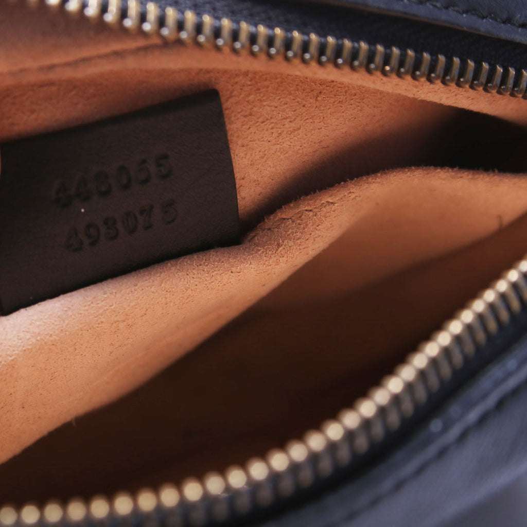 Gucci 448065 Marmont Mini Camera Bag Black