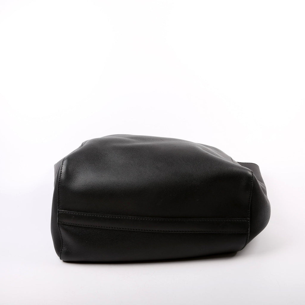 Grommet Tote Large Black/Brown
