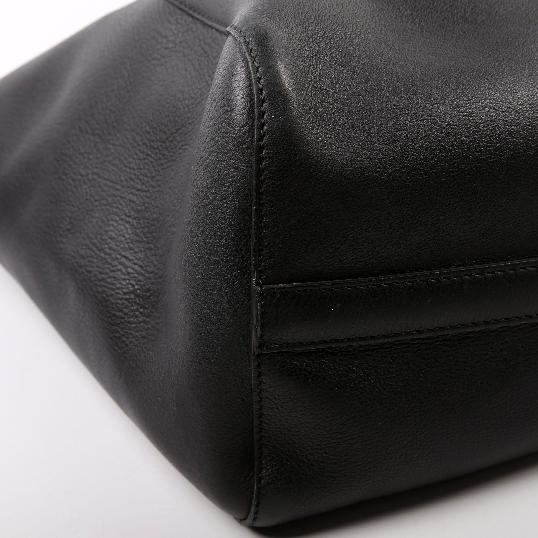 Grommet Tote Large Black/Brown