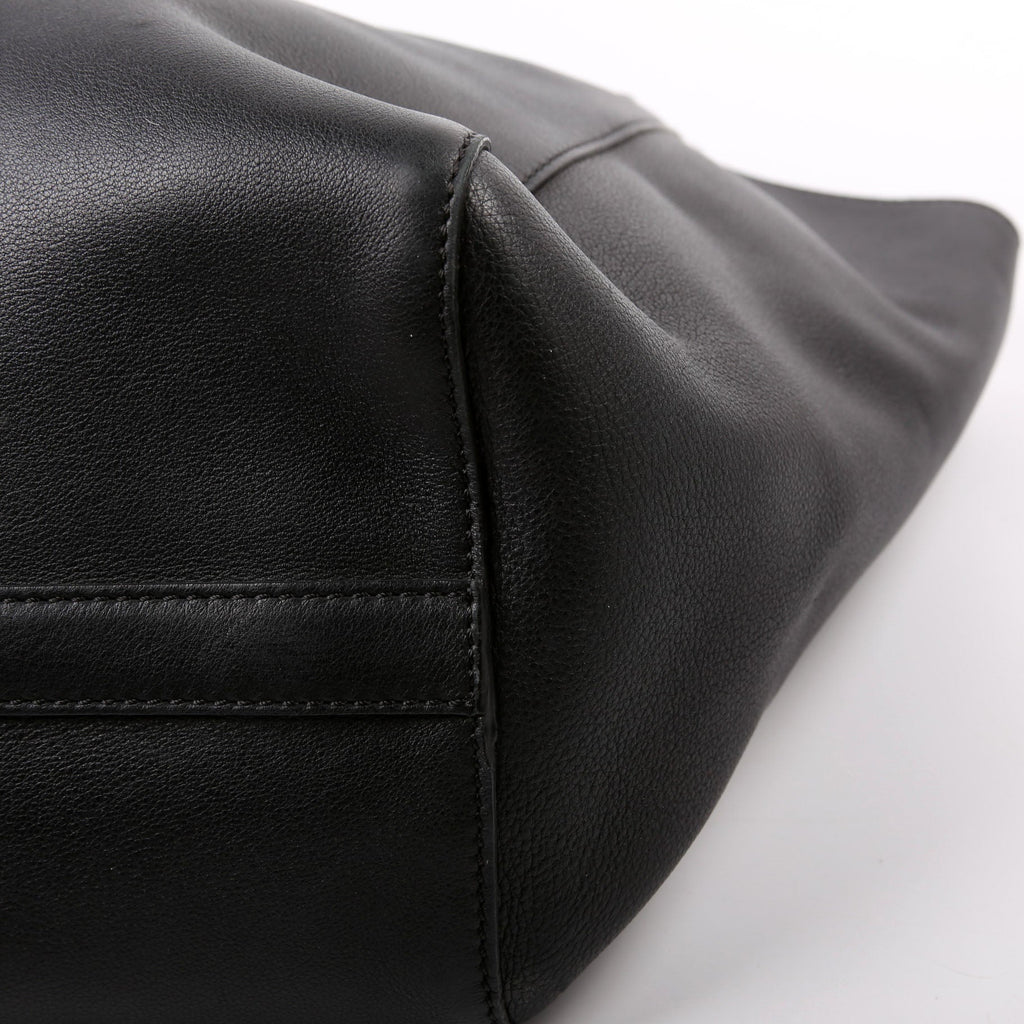 Grommet Tote Large Black/Brown