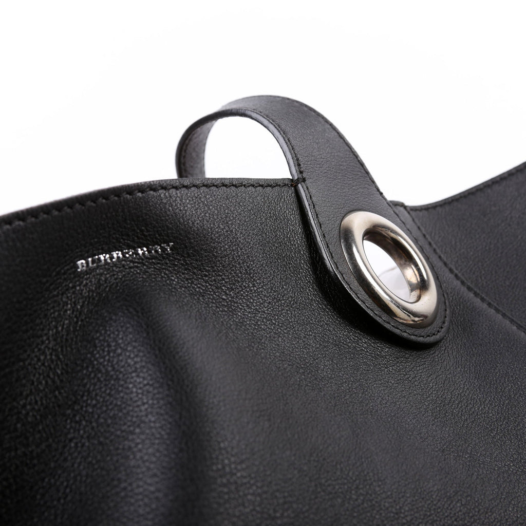 Grommet Tote Large Black/Brown