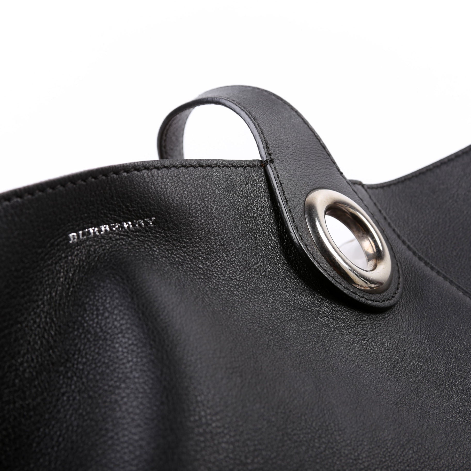 Grommet Tote Large Black/Brown