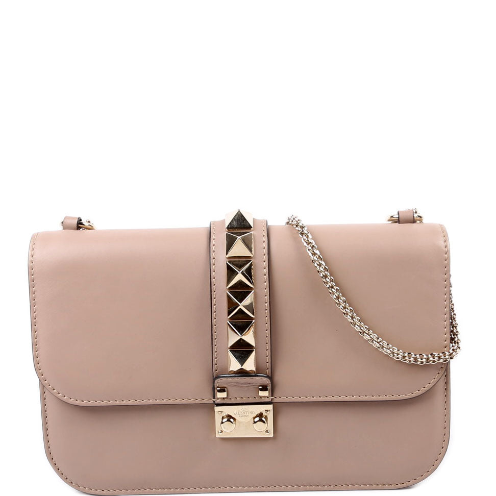 Rockstud Glam Lock Medium Taupe