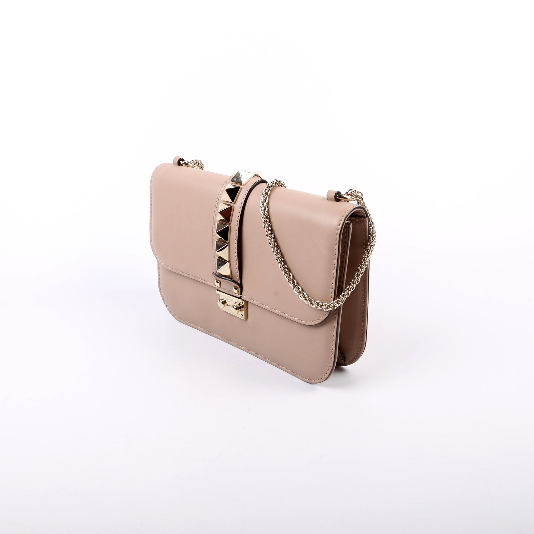 Rockstud Glam Lock Medium Taupe