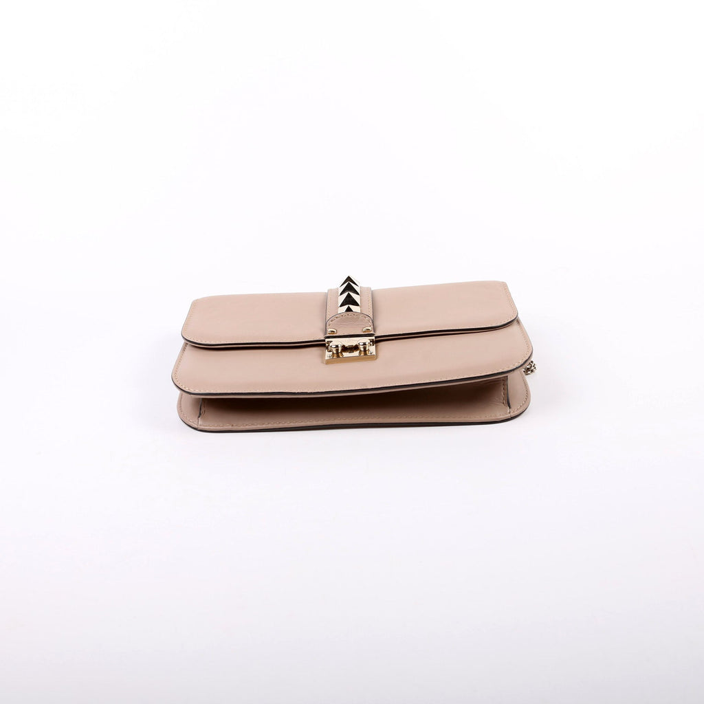 Rockstud Glam Lock Medium Taupe