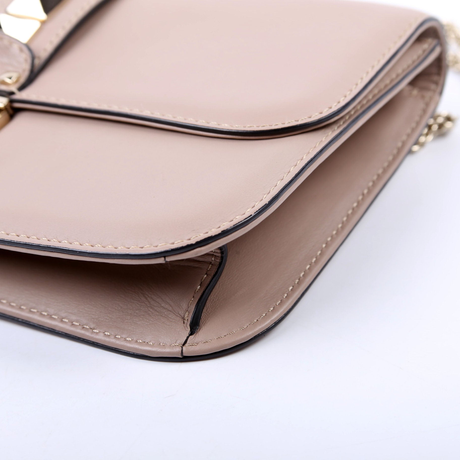 Rockstud Glam Lock Medium Taupe