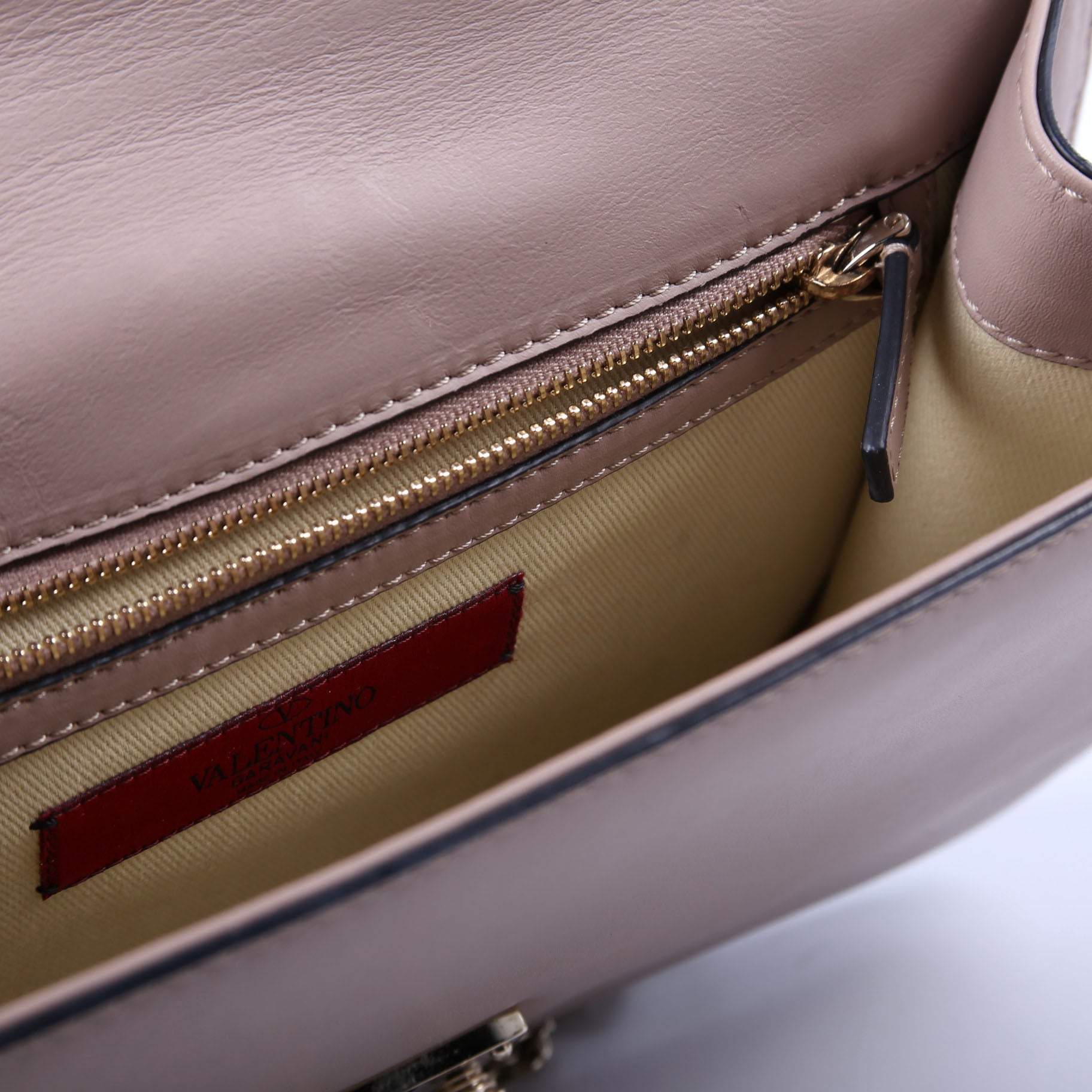 Rockstud Glam Lock Medium Taupe