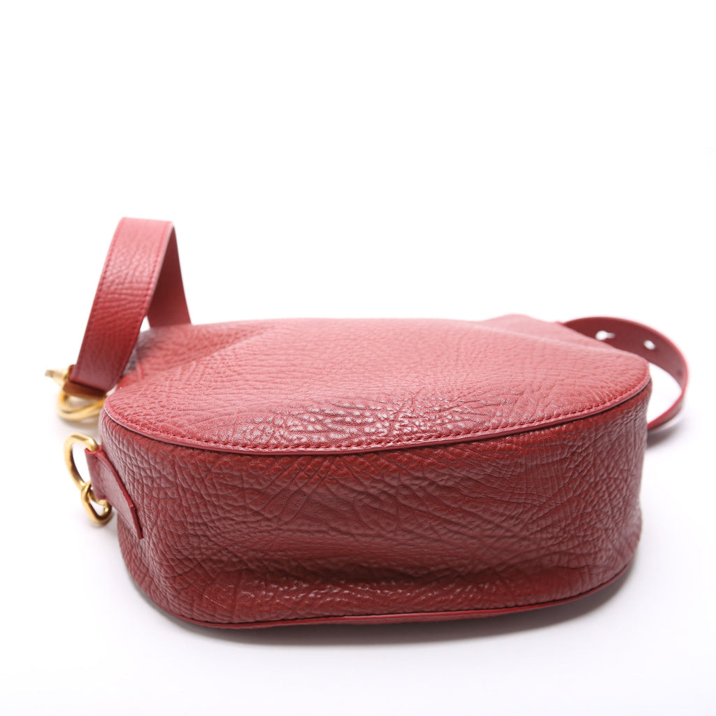 8085420 Knight Leather Hobo Red