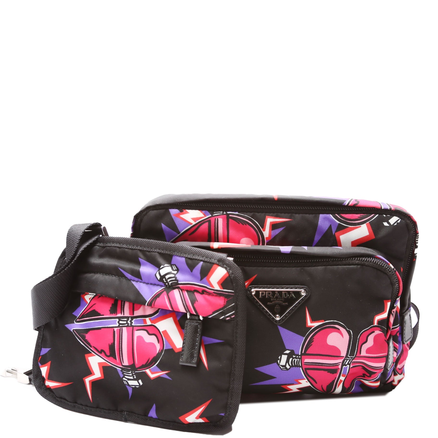 Prada 2VL014 Tessuto Heart Frankenstein
