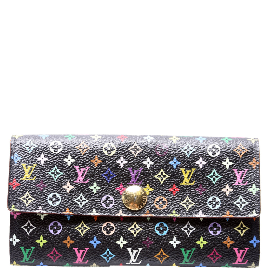Sarah Wallet Multicolor Black