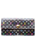 Sarah Wallet Multicolor Black