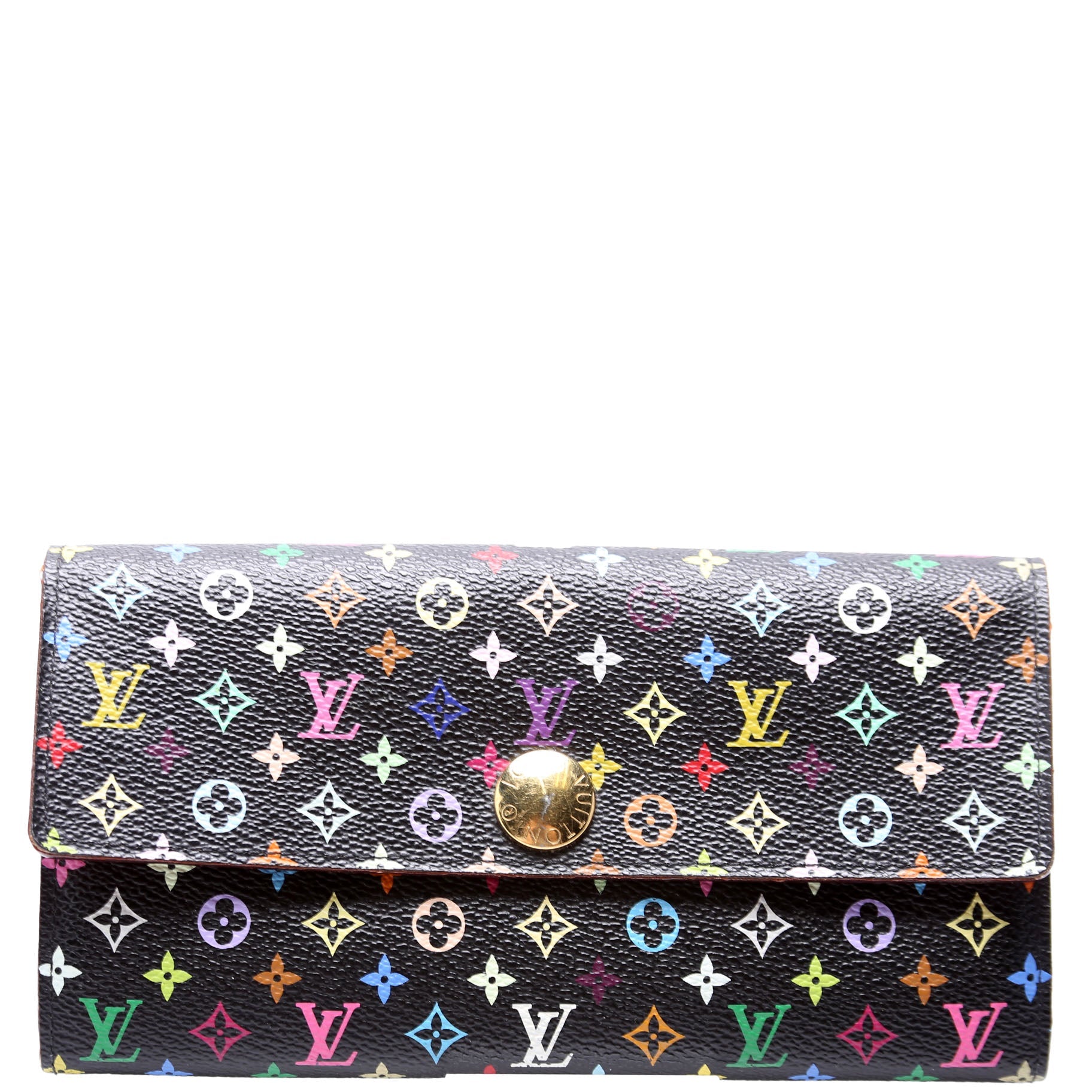 Sarah Wallet Multicolor Black