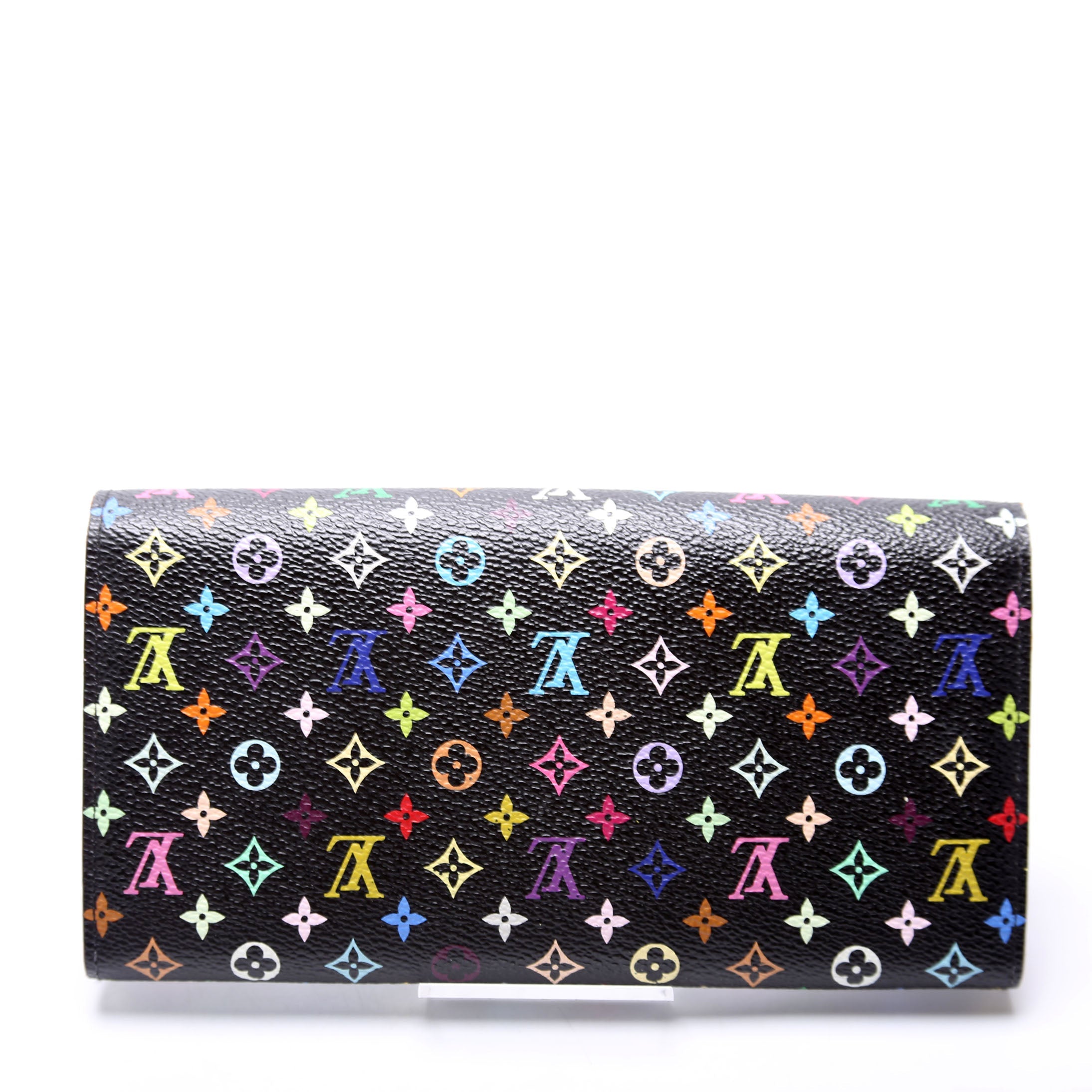 Sarah Wallet Multicolor Black