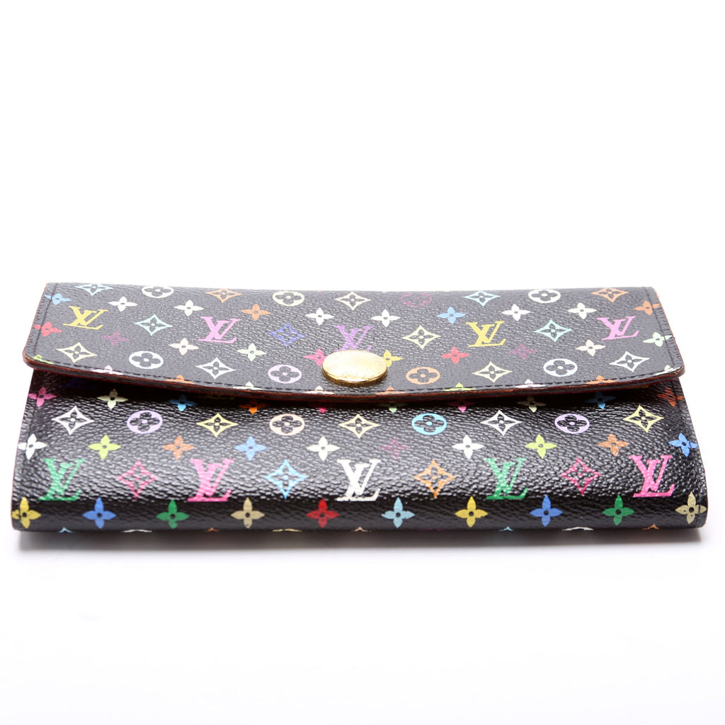 Sarah Wallet Multicolor Black