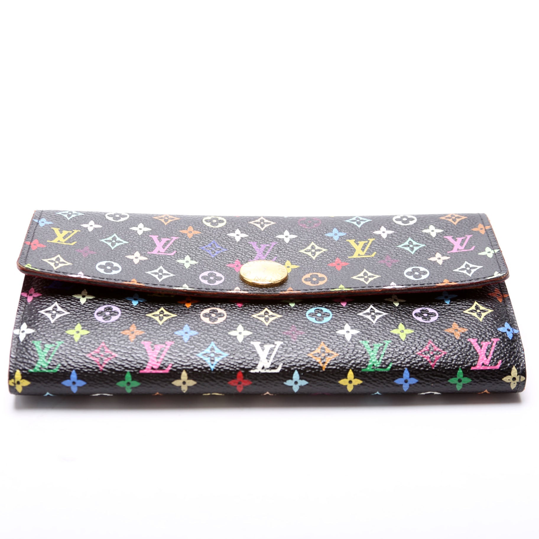 Sarah Wallet Multicolor Black