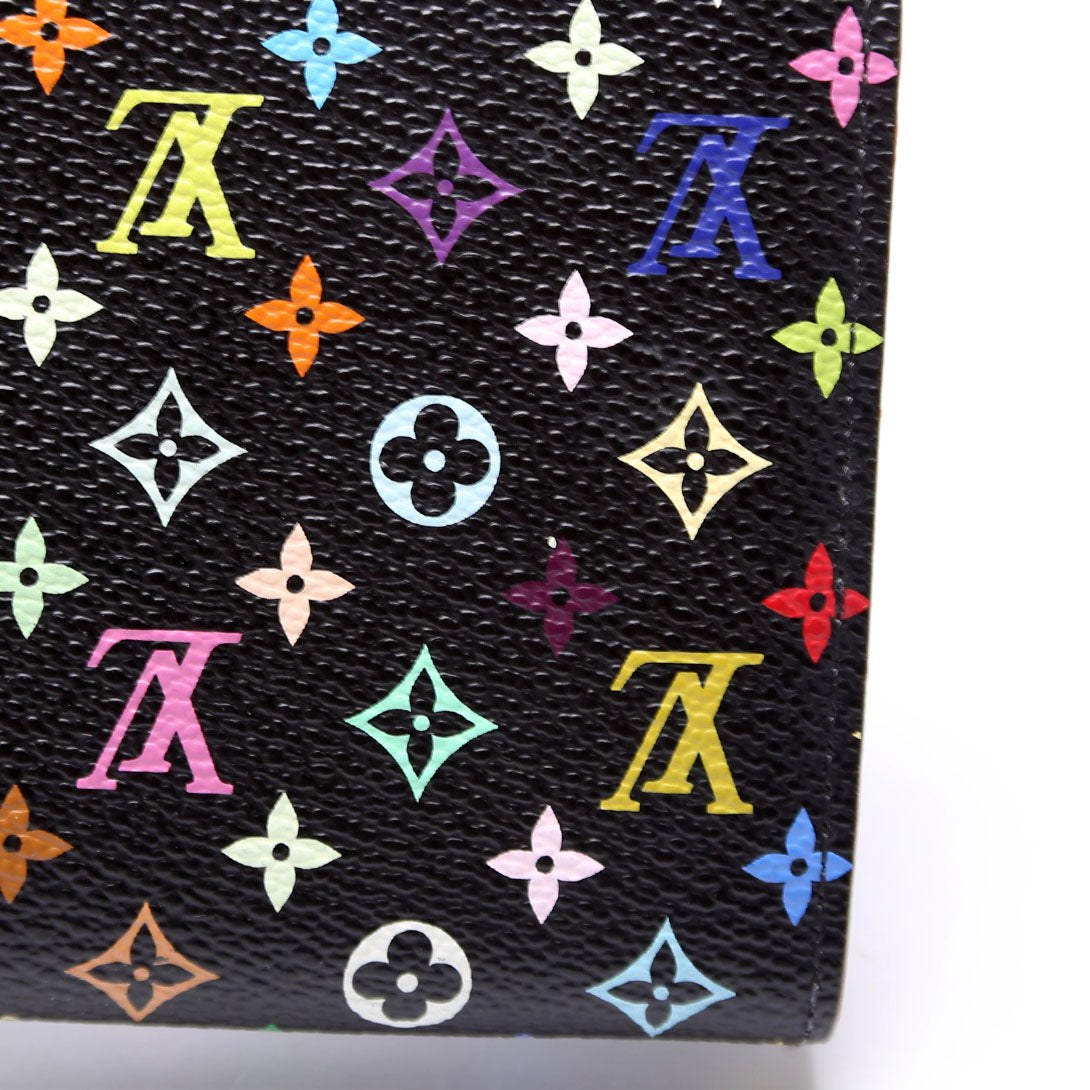 Sarah Wallet Multicolor Black